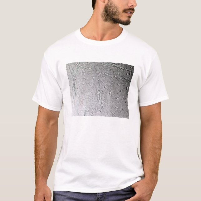 Camiseta A lua de Saturno Enceladus 4 (Frente)