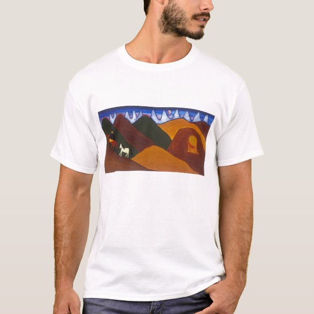 Camiseta A lua e o puma que dizem adeus ao (Frente)