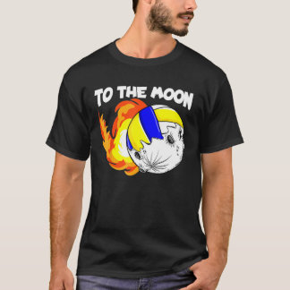 Camiseta À Lua Jogadores De Voleibol Fi