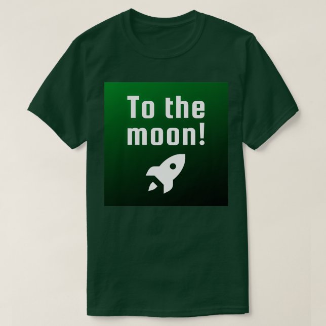 Camiseta À Lua Verde (Frente do Design)
