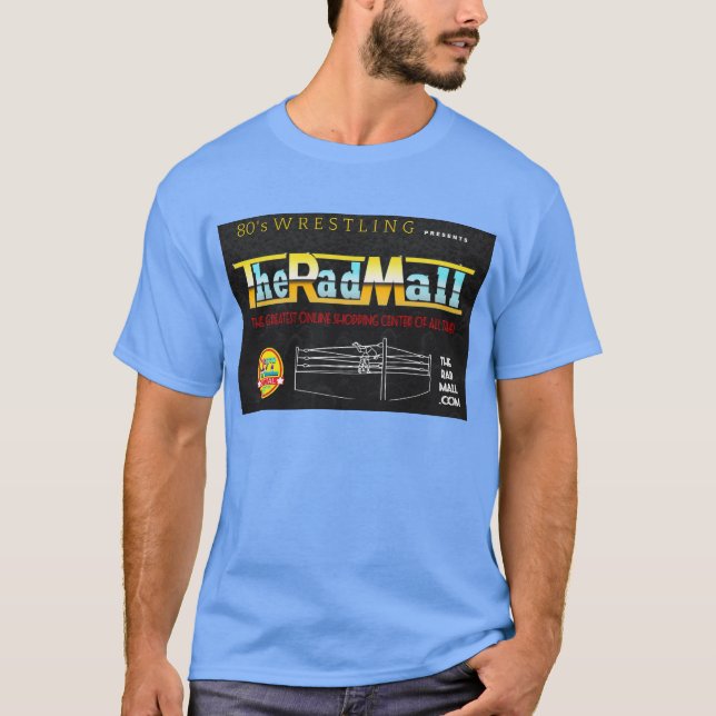 Camiseta A "Luta anos 80" dos homens em Rad Mall (Frente)