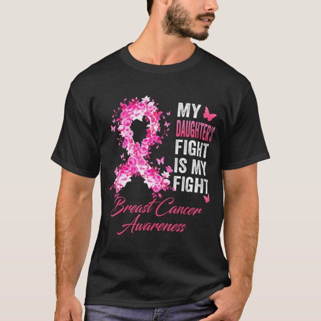 Camiseta A Luta da Filha é o meu Cancer de Luta (Frente)