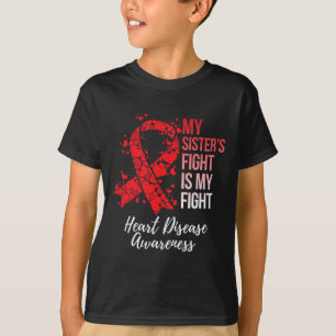 Camiseta A Luta Da Irmã É A Minha Consciência Da Doença Car