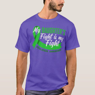 Camiseta A Luta da Minha Filha É A Minha Luta Contra A Esco