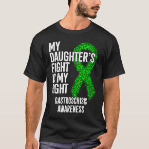 Camiseta A Luta da Minha Filha É A Minha Luta Contra A Gast