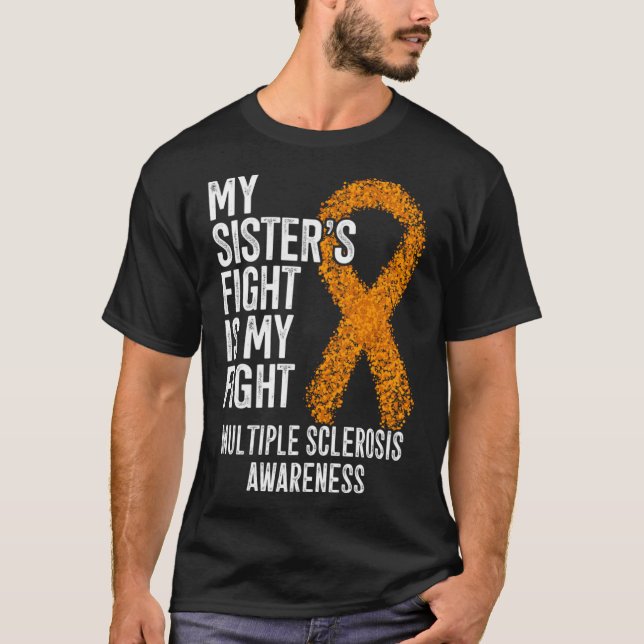 Camiseta A Luta da Minha Irmã É A Minha Luta Contra A Escle (Frente)