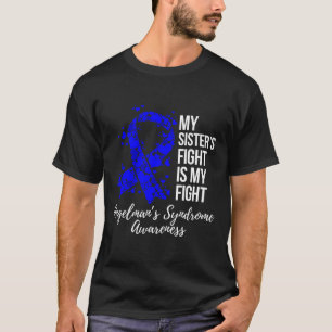 Camiseta A luta da minha irmã é a minha luta contra a síndr
