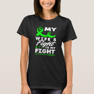 Camiseta A luta da minha mulher é a minha luta contra a doe