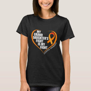 Camiseta A Luta da minha neta é a Leucemia da Luta