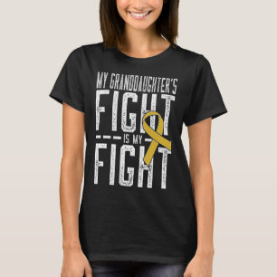 Camiseta A Luta da minha neta é que a minha infância pode