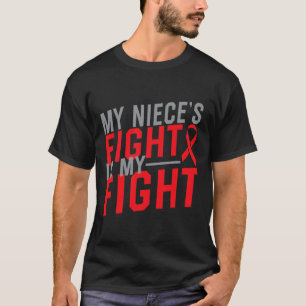 Camiseta A Luta da Minha Sobrinha é Minha Luta Conscientiza