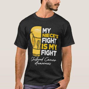 Camiseta A Luta da Minha sobrinha é o meu Cancer de infânci