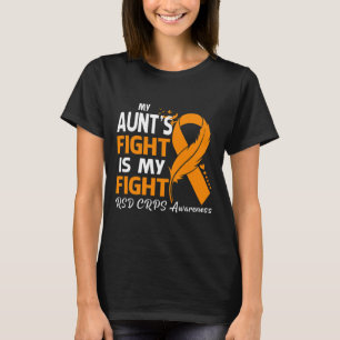 Camiseta A Luta da minha tia é a minha Luta contra o Rsd Cr