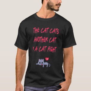 Camiseta A Luta de Gatos Dia Internacional do Gato Nove Vi