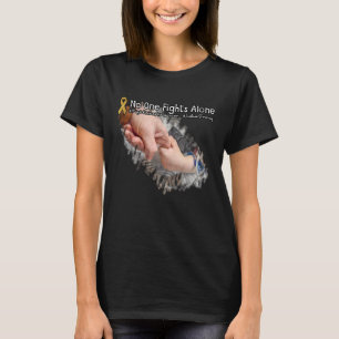 Camiseta A luta de Julia do apoio! O herói do pai