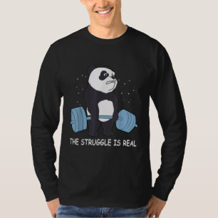 Camiseta A Luta De Panda É Um Giro Engraçado.