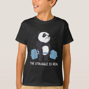 Camiseta A Luta De Panda É Um Giro Engraçado.