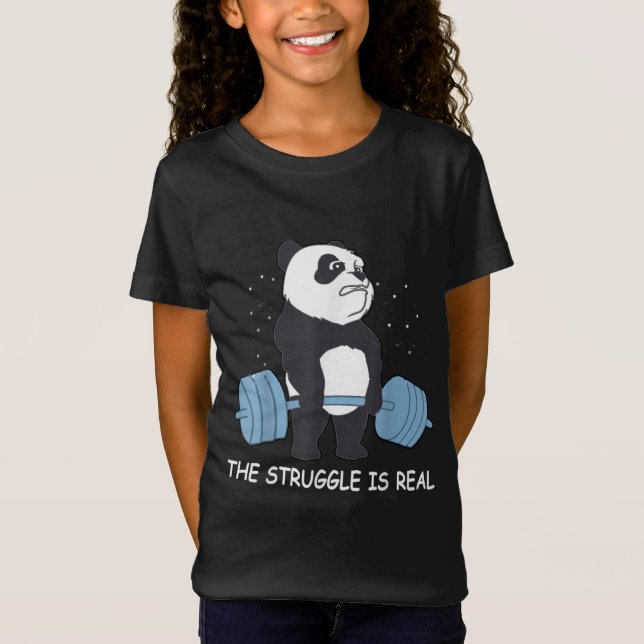 Camiseta A Luta De Panda É Um Grande Giro Engraçado. (Frente)