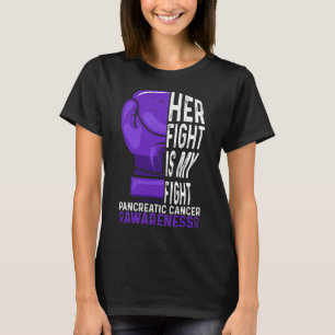 Camiseta A Luta dela é a Minha Consciência do Câncer de pân
