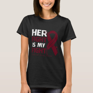 Camiseta A Luta Dela É A Minha Luta Contra A Anemia Célula