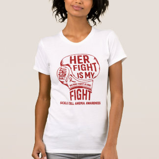 Camiseta A Luta Dela É A Minha Luta Contra A Anemia Célula