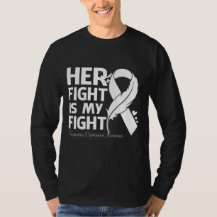 Camiseta A Luta Dela É A Minha Luta Contra A DEPRESSÃO PÓS-