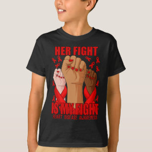 Camiseta A Luta Dela É A Minha Luta Contra A Doença Do Cora