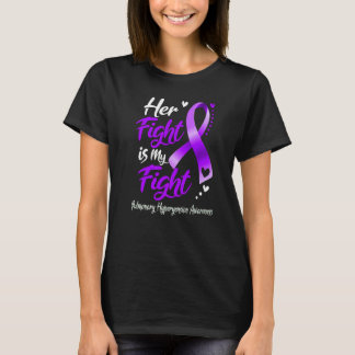 Camiseta A Luta Dela É A Minha Luta Contra A Hiperiensão Pu