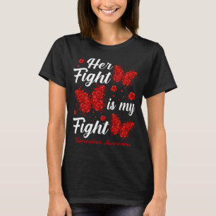 Camiseta A Luta Dela É A Minha Luta Contra A Tuberculose Ma