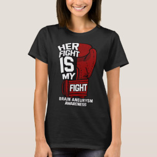 Camiseta A Luta Dela É A Minha Luta Contra O Aneurísmo Cére