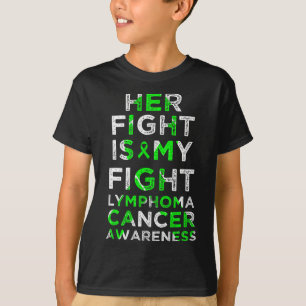 Camiseta A Luta Dela É A Minha Luta Contra O Linfoma Cancer