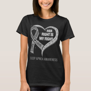 Camiseta A Luta Dela É A Minha Luta Contra O Sono Sensibili