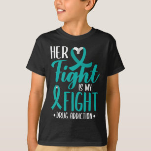 Camiseta A Luta Dela É A Minha Luta Contra O Vício De Droga