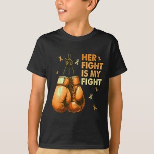 Camiseta A Luta Dela É A Minha Luta De Boxear Luvas E Sensi