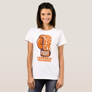 Camiseta A Luta dela é a minha Luta pela Leucemia das Luvas