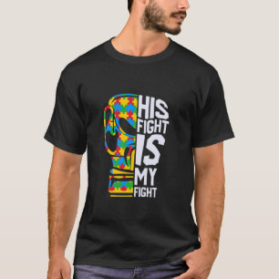 Camiseta A Luta Dela É Minha Luta Conscientização sobre Aut
