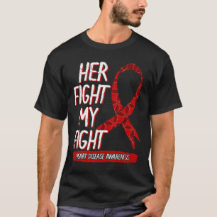Camiseta A Luta Dela É Minha Luta Doença Cardíaca Artérias