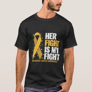 Camiseta A Luta Dela É Minha Luta Pela Infância com Câncer