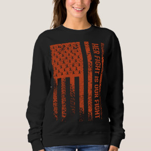 Camiseta A Luta Dela É Nossa Luta Conscientização sobre Leu