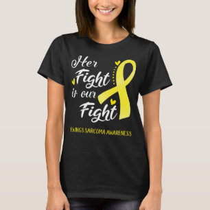 Camiseta A luta dela é nossa luta e a luta é a sarcoma