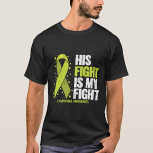 Camiseta A luta dele é a minha luta Conscientização do Cânc