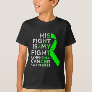 Camiseta A luta dele é a minha luta Conscientização do cânc