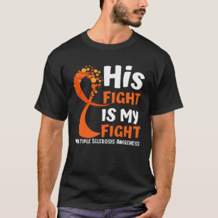 Camiseta A Luta Dele é Minha Luta Conscientização sobre Esc