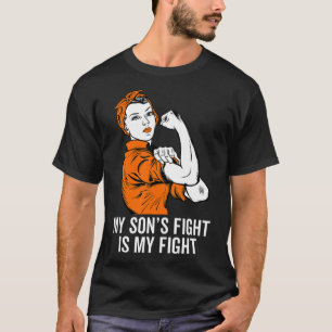Camiseta A Luta Do Filho É A Minha Luta Contra A Leucemia M