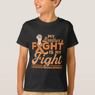 Camiseta A Luta do Irmão é a Minha Luta Contra a Leucemia S