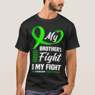 Camiseta A Luta do Meu Irmão é o meu Câncer de figado de Lu