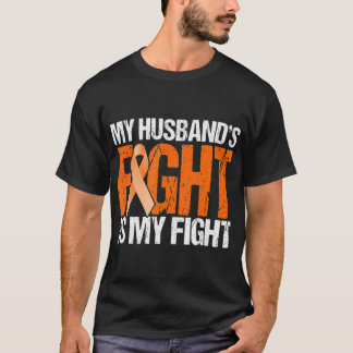 Camiseta A Luta do Meu Marido é a Minha Consciência da Leuc