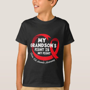 Camiseta A Luta do meu neto é a Anemia das Células Doentes