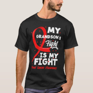 Camiseta A Luta do meu neto é a minha Luta contra o Cancer 