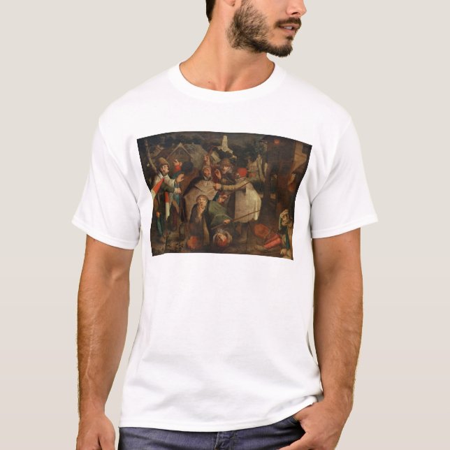 Camiseta A luta dos homens cegos, 1643 (Frente)